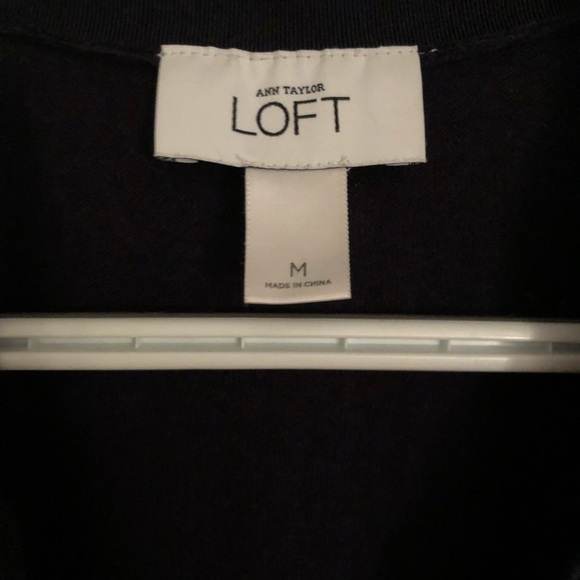 Loft button front cardigan sweater M - Picture 8 of 8